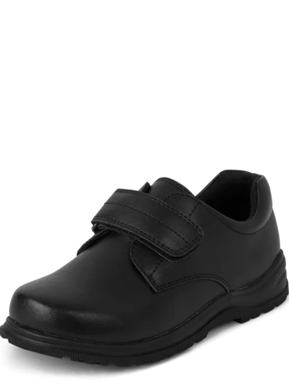 Gymboree Little Boys Slip On Velcro Black Dress Shoes Size 13 NWT